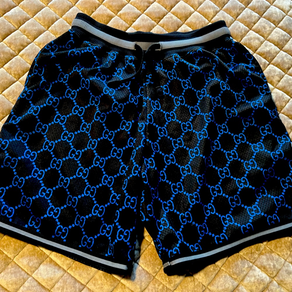 Men Leonard brand xl black and blue GG print